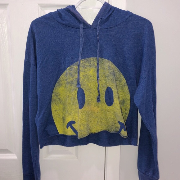 smiley face- frowny face sweatshirt - Picture 1 of 2